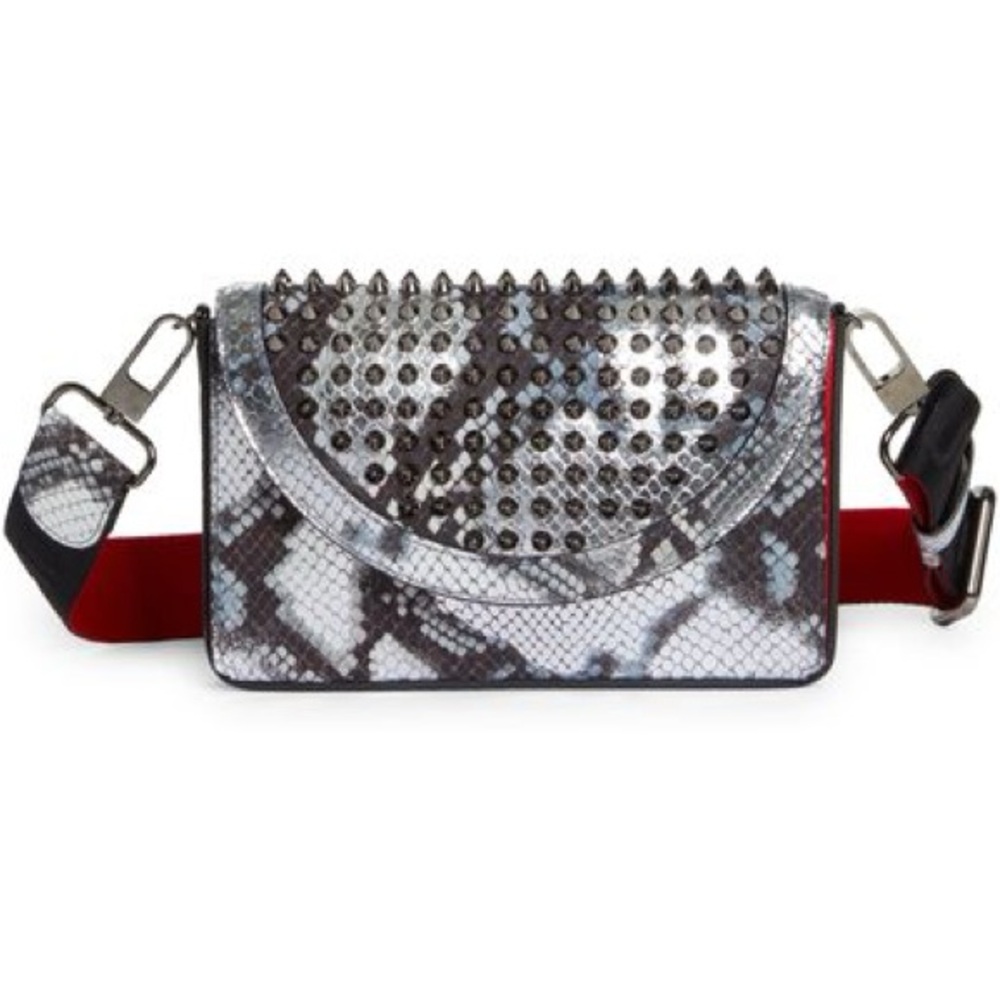 Christian Louboutin Explorafunk wallet on strap python NWT! Women / Men / Unisex